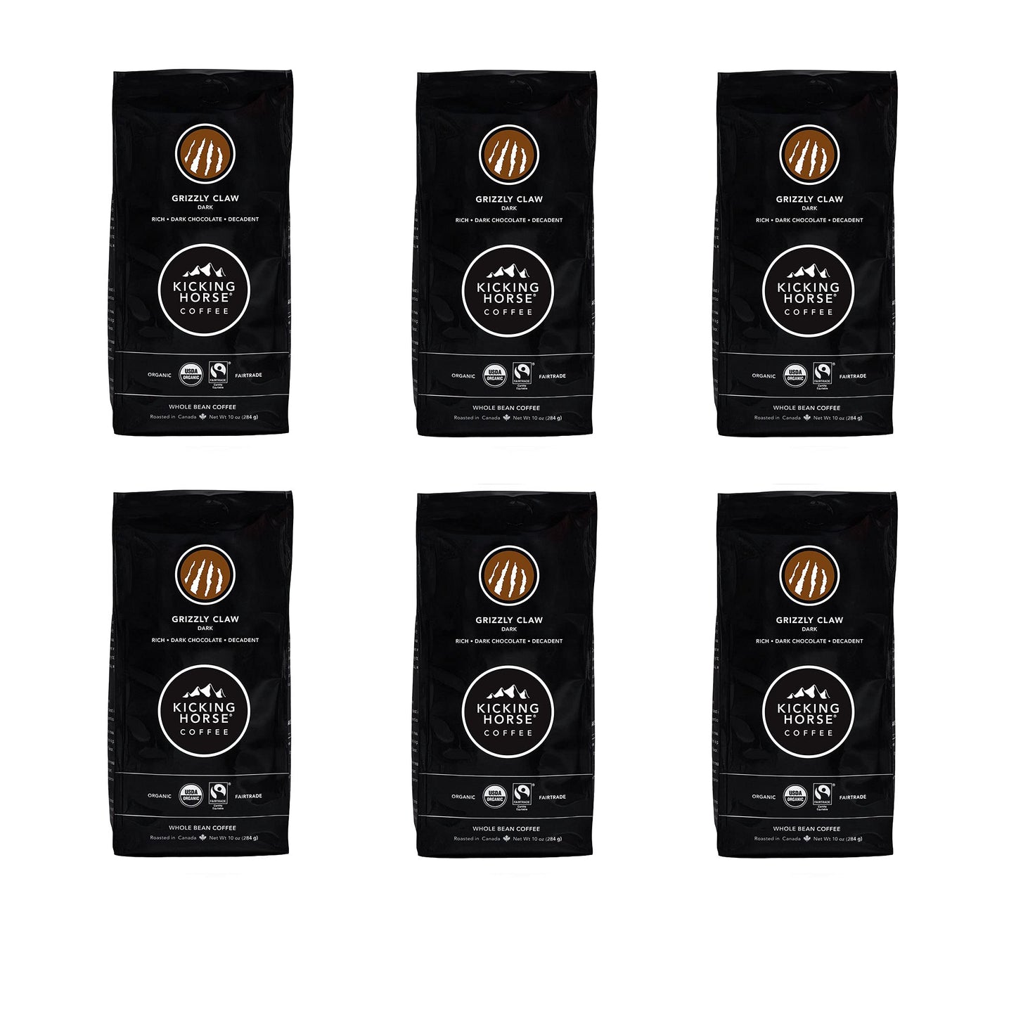 Kicking Horse Coffee, Three Sisters, Medium Roast, Whole Bean, 2.2 Pound - Certified Organic, Fairt…