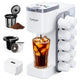 Tastyle Hot & Iced Coffee Maker with Magnetic K-Pod Organizer (Pods Not Included), Stores 10 Pods, …
