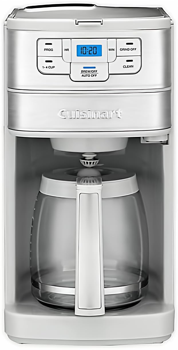 Cuisinart Automatic Grind & Brew 12-Cup Coffee Maker with Blade Grinder, Programmable Coffee Machin…