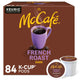 McCafe French Roast, Keurig Single Serve K-Cup Pods, Dark Roast Coffee Pods, 84 Count