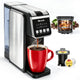 Horavie Single Serve Coffee Maker with Built-in Grinder, Fast Brew 6-16oz Single Cup for Whole Bean…