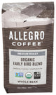 Allegro Coffee Organic Early Bird Blend Whole Bean Coffee, 12 oz