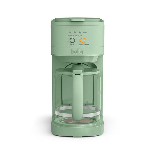 BELLA VersaBrew 2-in1 Coffee Maker, K-Cup compatible, Brew 3 Sizes Carafes & Single Serve Cups, Dis…