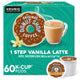 The Original Donut Shop Vanilla One-Step Latte, Single Serve Coffee K-Cup Pod, Flavored Coffee, 60 …