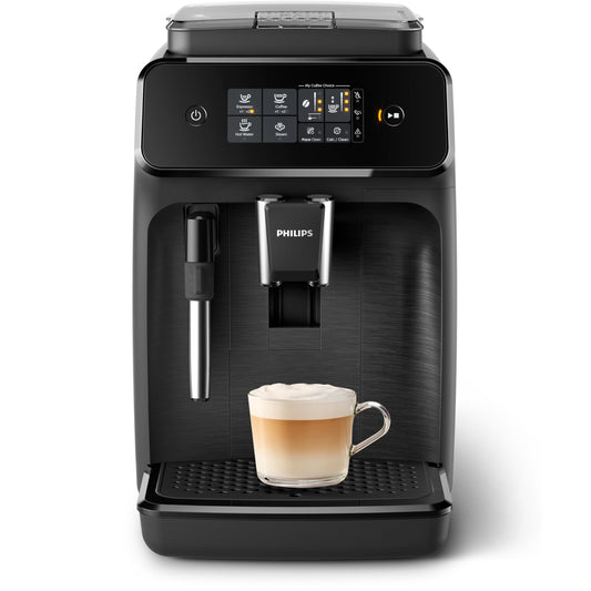 Philips 1200 Series Fully Automatic Espresso Machine, Classic Milk Frother, 2 Coffee Varieties, Int…