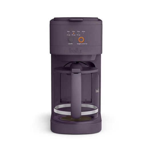 BELLA VersaBrew 2-in1 Coffee Maker, K-Cup compatible, Brew 3 Sizes Carafes & Single Serve Cups, Dis…