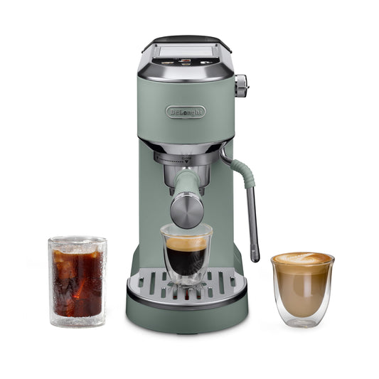 De'Longhi Dedica Duo Compact Espresso Machine - Cold Brew Coffee Maker with Milk Frother Wand- for …