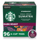Starbucks K-Cup Coffee Pods, Dark Roast Coffee, Sumatra for Keurig Brewers, 100% Arabica, 4 boxes (…