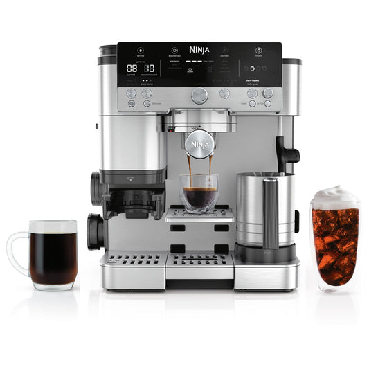 Ninja Luxe Café Premier 3-in-1 Espresso Machine, Drip Coffee, & Rapid Cold Brew | Built-in Coffee G…