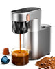 C1 Pro Compact Mini Espresso Machine with NS Capsule & Ground Coffee, Rechargeable Portable Espress…
