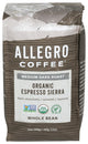 Allegro Coffee Organic Espresso Sierra Whole Bean Coffee, 12 oz