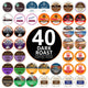Perfect Samplers Dark Roast Coffee Pod Variety Pack - Pack for Keurig K Cups Coffee Makers, Bold 40…