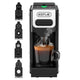 KOTLIE 4-in-1 Espresso Capsule Coffee Machine, Single Serve Coffee Maker for K*cup/Nes/DG/Ground Co…