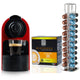 Mixpresso Espresso Machine Bundle with Nespresso Compatible Capsules, Italian Roasted Coffee and Ca…