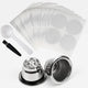 Reusable Espresso Capsules Refillable Coffee Pods Stainless Steel Cups Filters Compatible for Nespr…
