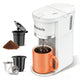 Horavie Small Single Serve Coffee Maker, Fast Brew One Cup Coffee Machine for K Cup and Grounds, 6 …