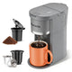 Horavie Small Single Serve Coffee Maker, Fast Brew One Cup Coffee Machine for K Cup and Grounds, 6 …