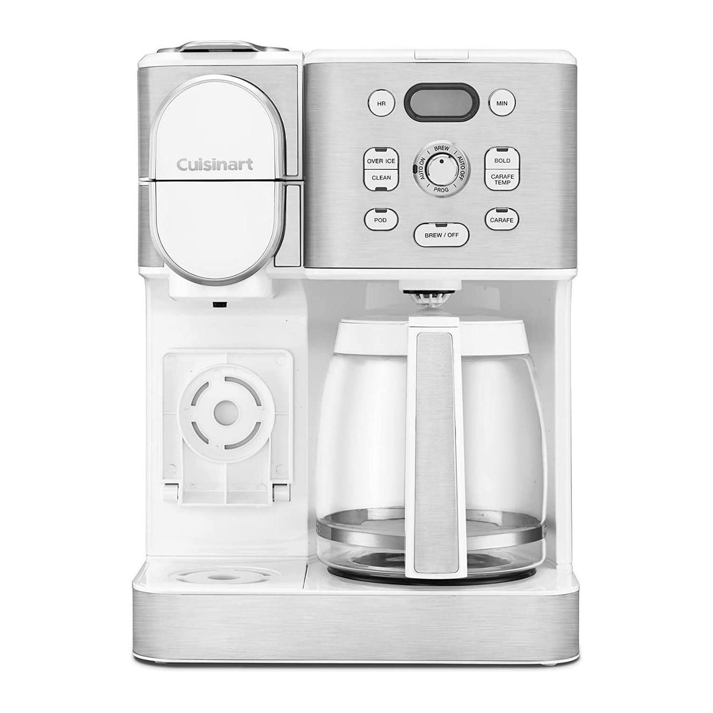 Cuisinart 12-Cup Coffee Maker, Single-Serve Brewer Glass Carafe, Automatic Hot & Iced Coffee Machin…